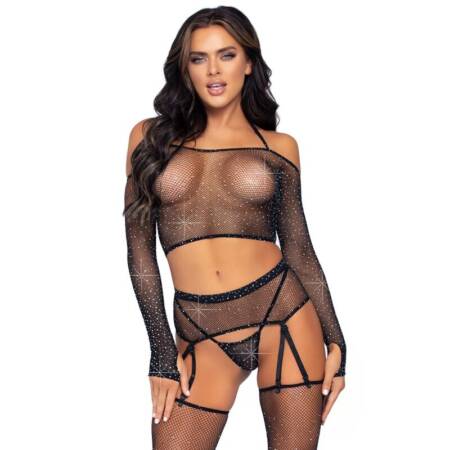 LEG AVENUE - FOUR PIECES SET ONE SIZE