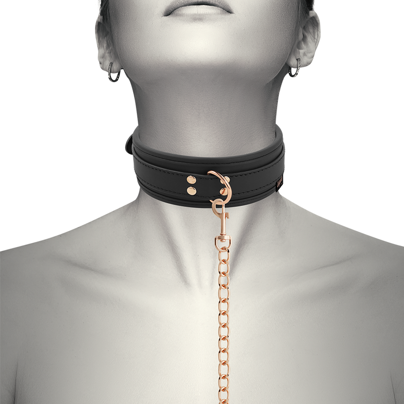 COQUETTE CHIC DESIRE - FANTASY VEGAN LEATHER COLLAR WITH NEOPRENE LINING - Billede 3