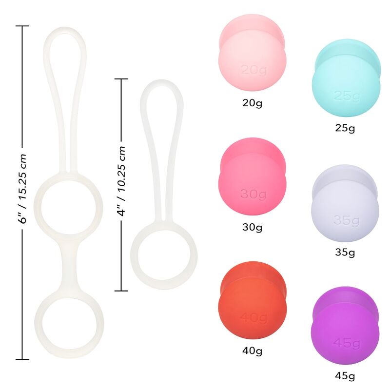 CALEXOTICS - SHE-OLOGY SET BOLAS KEGEL INTERCAMBIABLES - Billede 4
