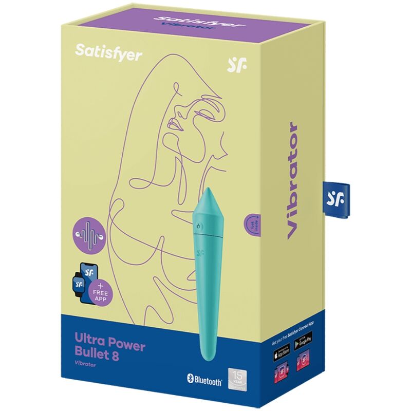 SATISFYER - ULTRA POWER BULLET 8 TURQUOISE - Billede 3