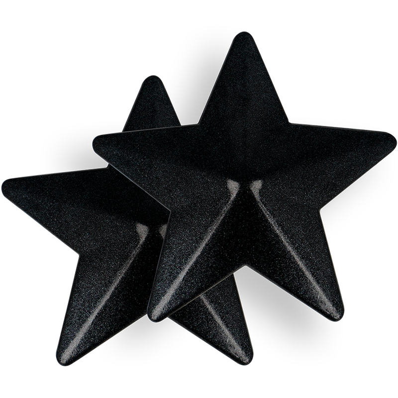 COQUETTE CHIC DESIRE - NIPPLE COVERS BLACK STARS - Billede 3