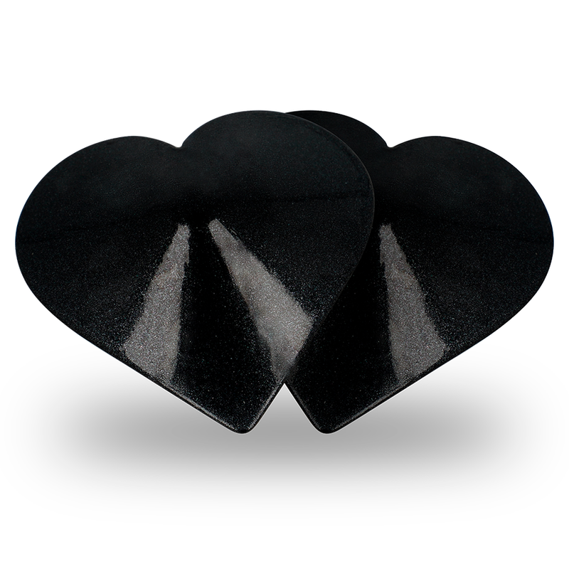 COQUETTE CHIC DESIRE - NIPPLE COVERS BLACK HEARTS - Billede 4