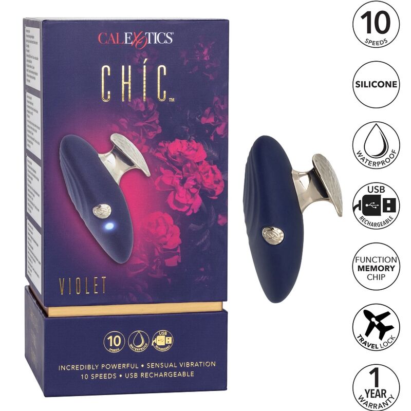 CALEXOTICS - CHIC VIOLET STIMMULATOR 10 SPEEDS - Billede 2