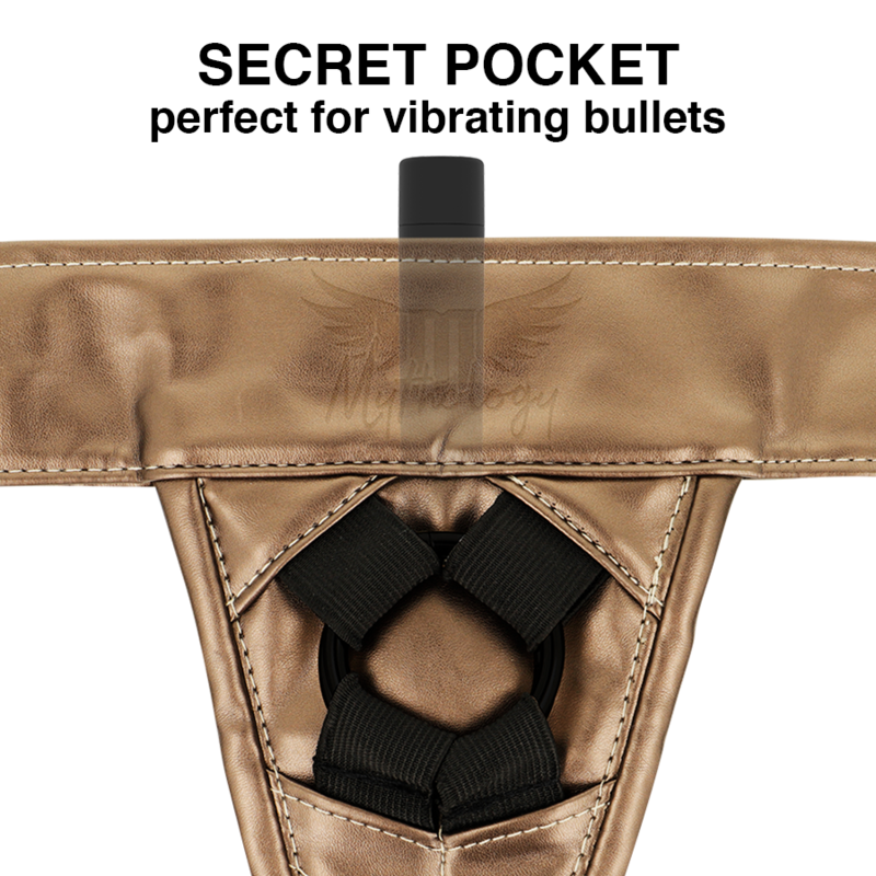 MYTHOLOGY - FANTASY HARNESS - BRONZE HARNESS S/M - Billede 2