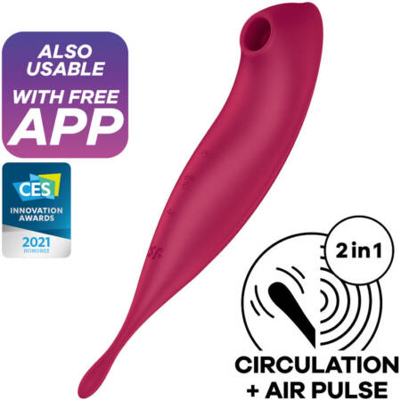 SATISFYER - TWIRLING PRO+ AIR PULSE STIMULATOR