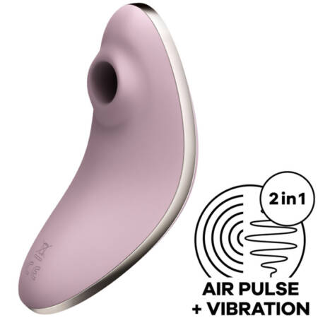 SATISFYER - VULVA LOVER 1 AIR PULSE STIMULATOR VIBRATOR VIOLET