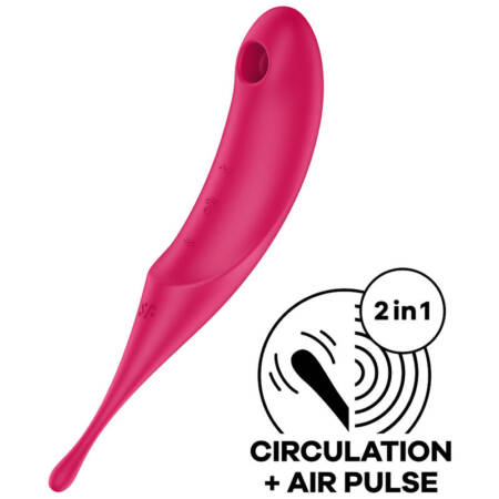 SATISFYER - TWIRLING PRO AIR PULSE STIMULATOR VIBRATOR