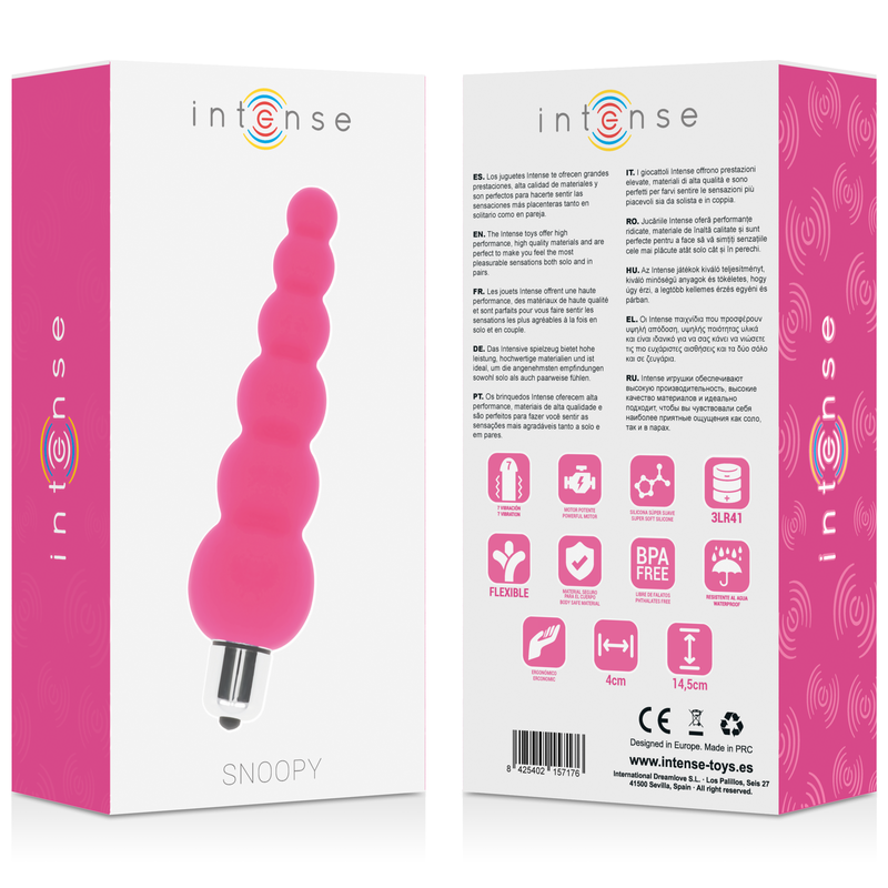 INTENSE - SNOOPY 7 SPEEDS SILICONE INTENSE - PINK - Billede 4
