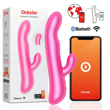 ONINDER - OSLO VIBRATION ROTATION PINK - FREE APP