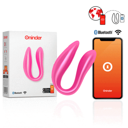 ONINDER - LISBOA PINK G-POINT  CLITORIS STIMULATOR - FREE APP