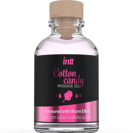 INTT MASSAGE  ORAL SEX – MASSAGE GEL WITH COTTON CANDY FLAVOR AND HEATING EFFECT