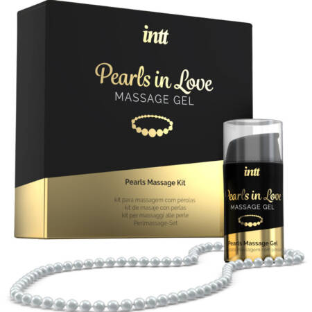 INTT MASSAGE  ORAL SEX – PEARLS IN LOVE WITH PEARL NECKLACE AND SILICONE GEL