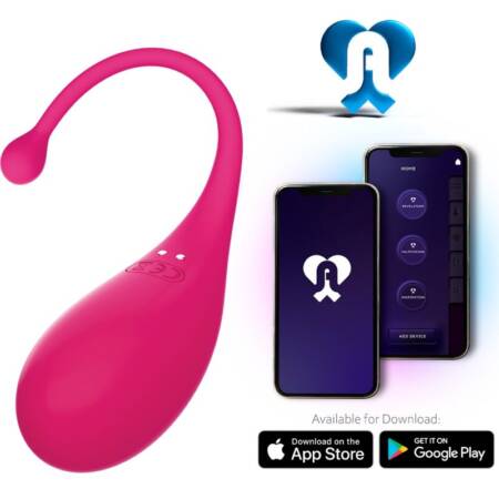 ADRIEN LADRIEN LASTIC - PALPITATION VIBRATING EGG PINK - FREE APP