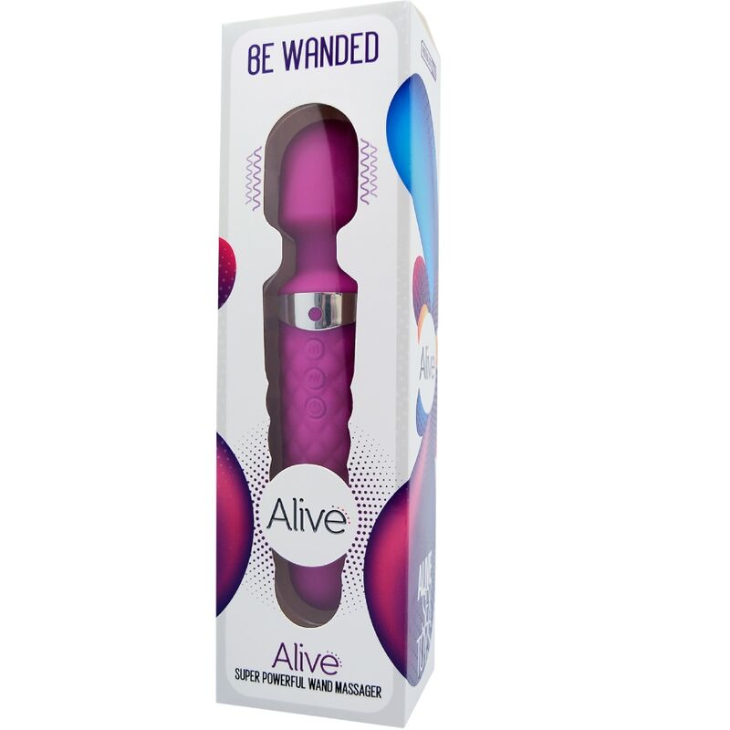 ALIVE - BE WANDED VIBRATOR MASSAGER PURPLE - Billede 2