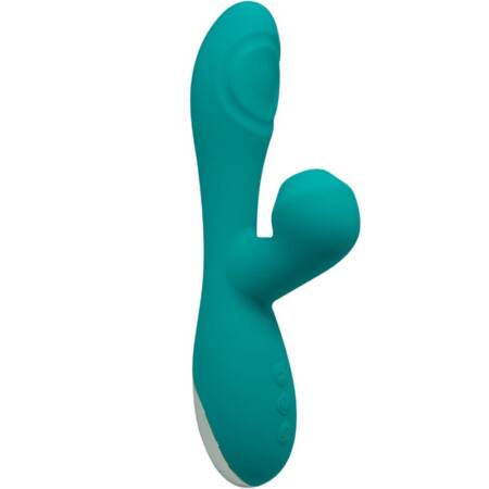 ALIVE - CARIBBEAN SHINE VIBRATOR  SUCKER BLUE