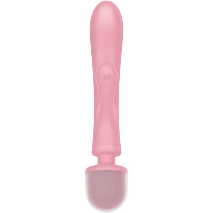 SATISFYER - TRIPLE LOVER RABBIT VIBRATOR MASSAGER PINK - Billede 4