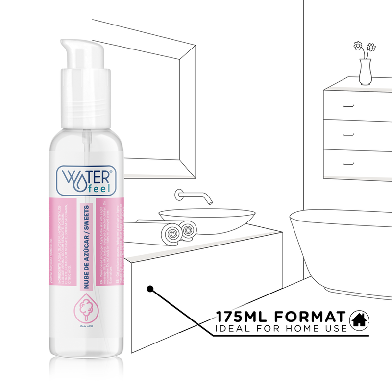 WATERFEEL - SUGAR CLOUD LUBRICANT 175 ML - Billede 5
