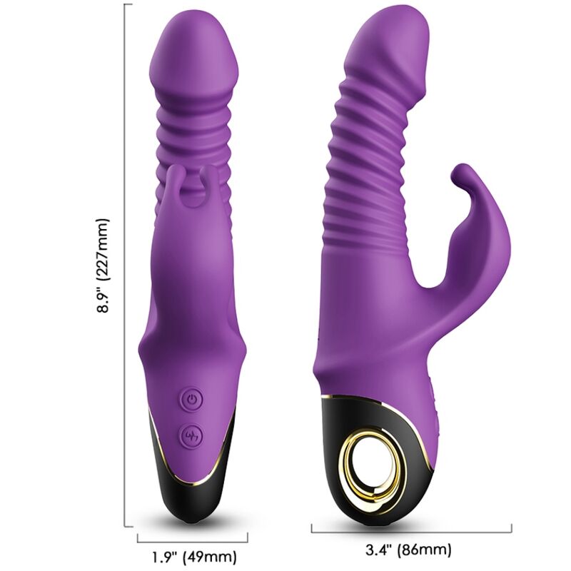 ARMONY - ZING DILDO VIBRATOR RABBIT PURPLE - Billede 3