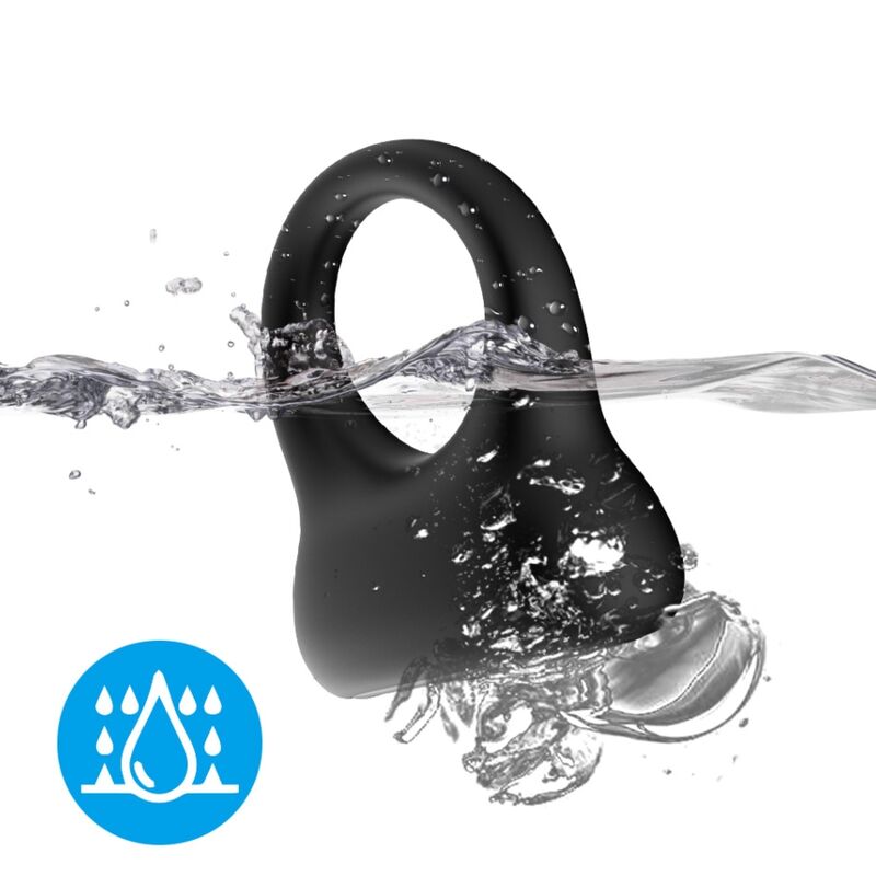 ARMONY - RING VIBRATOR BLACK - Billede 2