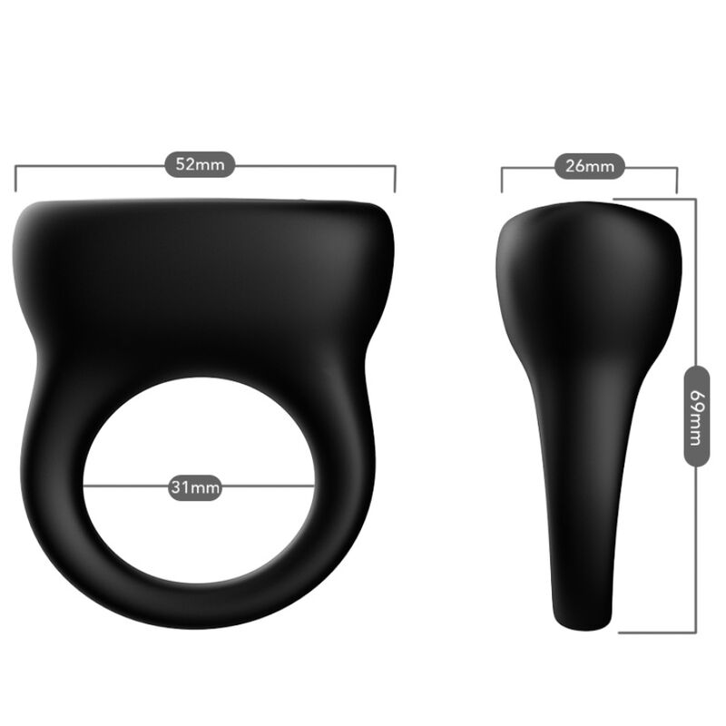 ARMONY - RING VIBRATOR BLACK - Billede 3