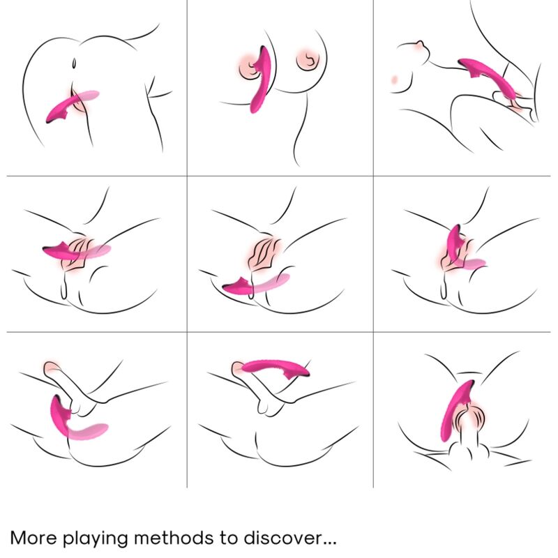 ARMONY - DUDU LICKING VIBRATING CLIT FUCHSIA - Billede 4