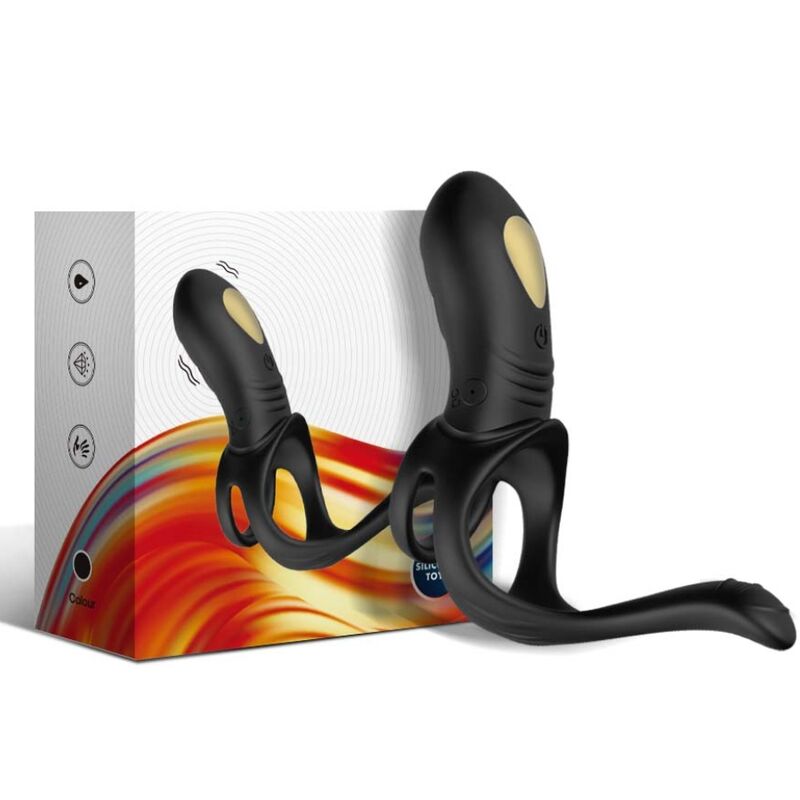 ARMONY - JOY JUMPER RING VIBRATOR FOR COUPLES ANAL PLUG BLACK - Billede 3