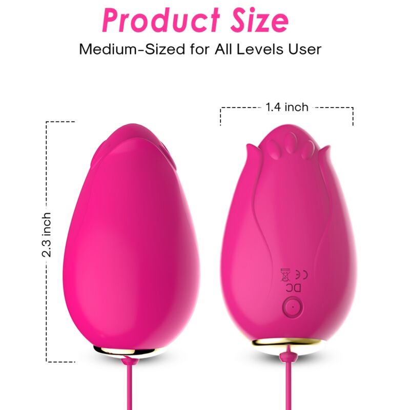 ARMONY - MANDALA EGG VIBRATOR G-SPOT REMOTE CONTROL FUCHSIA - Billede 5