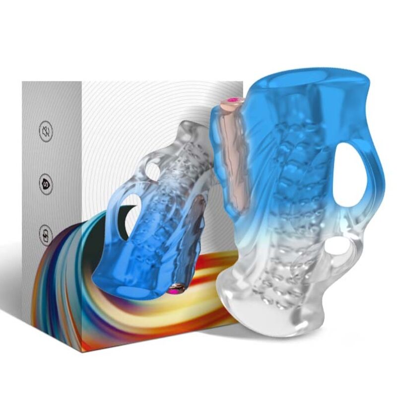 ARMONY - MASTURBATOR FINGER VIBRATOR BLUE GRADIENT - Billede 4