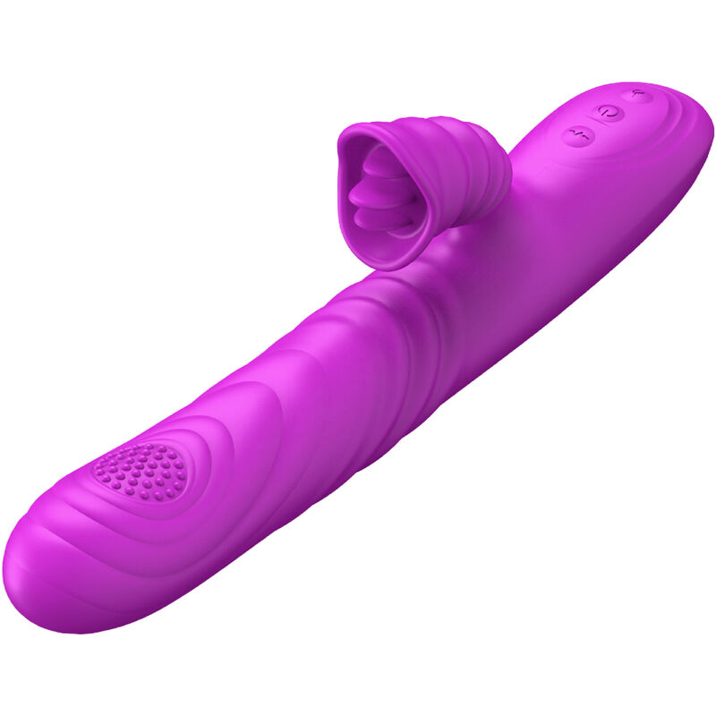 ARMONY - ANGELIA MULTIFUNCTION VIBRATOR WITH STIMULATING TONGUE VIOLET HEAT EFFECT - Billede 4