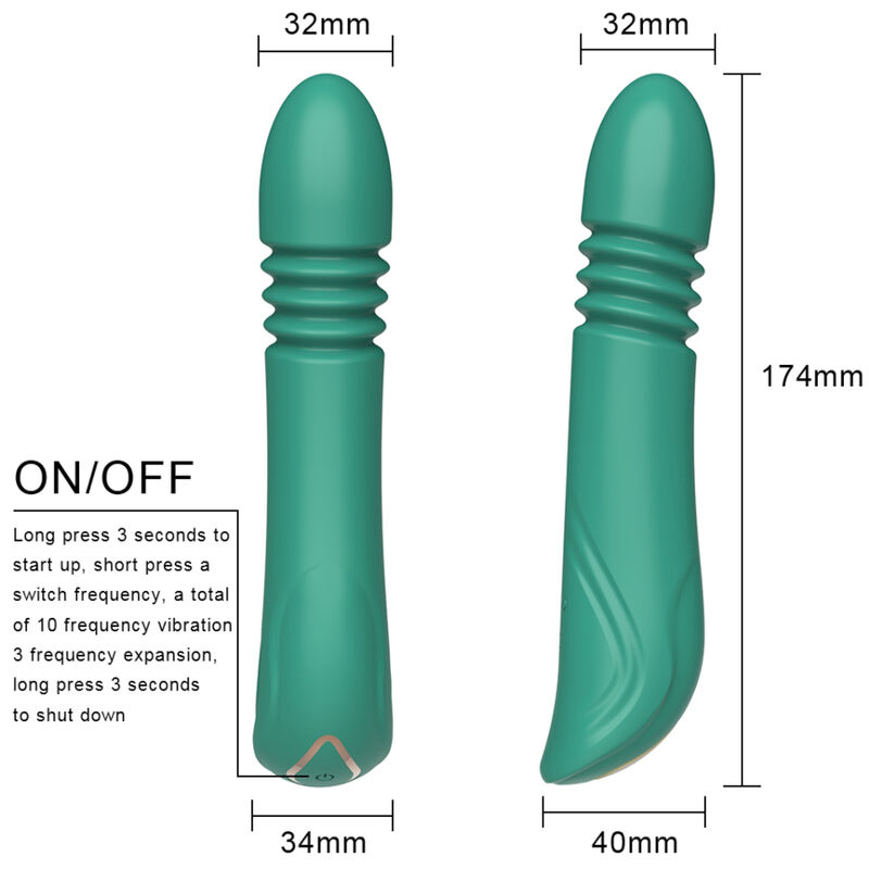 ARMONY - GREEN G-SPOT VIBRATOR THRUSTING - Billede 2
