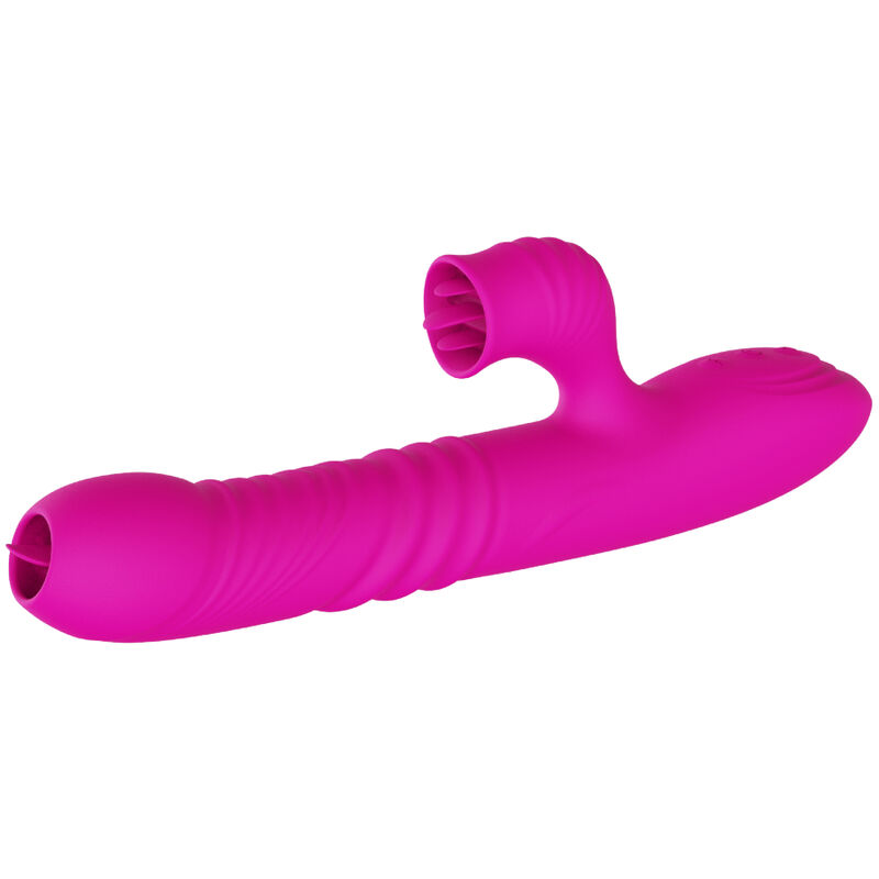 ARMONY - FANNY MULTIFUNCTION DOUBLE TONGUE VIBRATOR FUCHSIA HEAT EFFECT - Billede 2