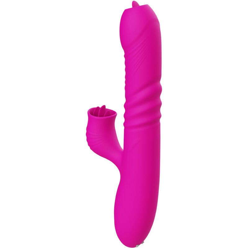 ARMONY - FANNY MULTIFUNCTION DOUBLE TONGUE VIBRATOR FUCHSIA HEAT EFFECT - Billede 5