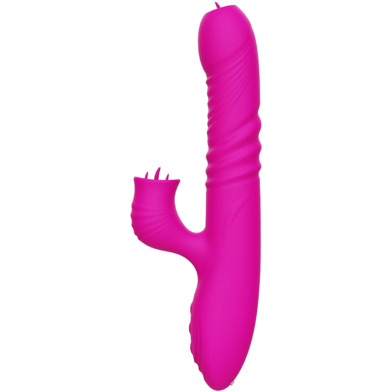 ARMONY - FANNY MULTIFUNCTION DOUBLE TONGUE VIBRATOR FUCHSIA HEAT EFFECT - Billede 4