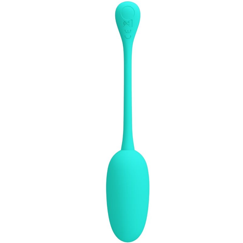 PRETTY LOVE - KNUCKER WATER GREEN RECHARGEABLE VIBRATING EGG - Billede 5
