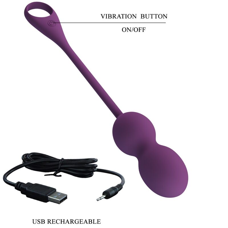 PRETTY LOVE - ELVIRA KEGEL BALLS APP REMOTE CONTROL PURPLE - Billede 5