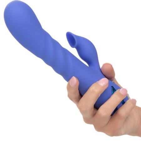 CALEXOTICS - L.A LOVE VIBRATOR  SUCKER BLUE BY CALIFORNIA DREAMING