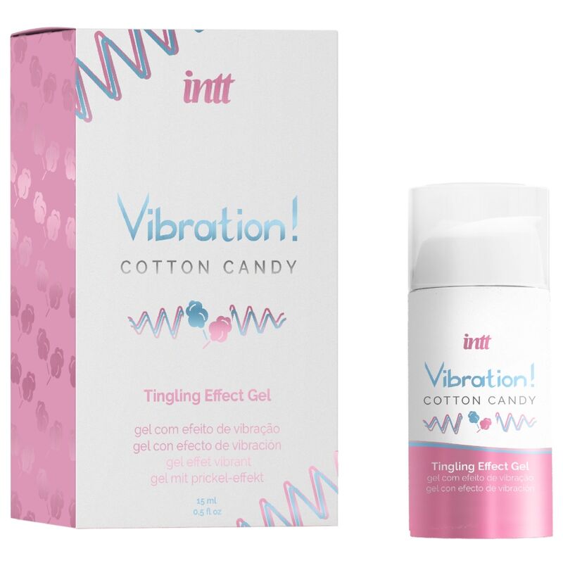 INTT - POWERFUL INTIMATE STIMULANT COTTON CANDY LIQUID VIBRATOR GEL 15 ML - Billede 2