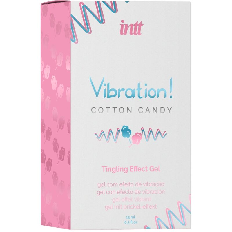 INTT - POWERFUL INTIMATE STIMULANT COTTON CANDY LIQUID VIBRATOR GEL 15 ML - Billede 3