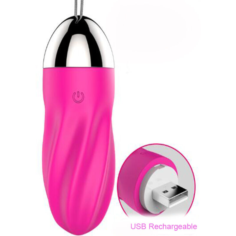 ARMONY - SWEETY SPIRAL VIBRATING EGG REMOTE CONTROL PINK - Billede 4