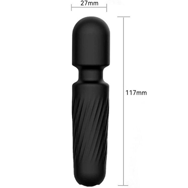 ARMONY - YOUR MAGIC MASSAGER VIBRATOR RECHARGEABLE 10 VIBRATIONS BLACK - Billede 5