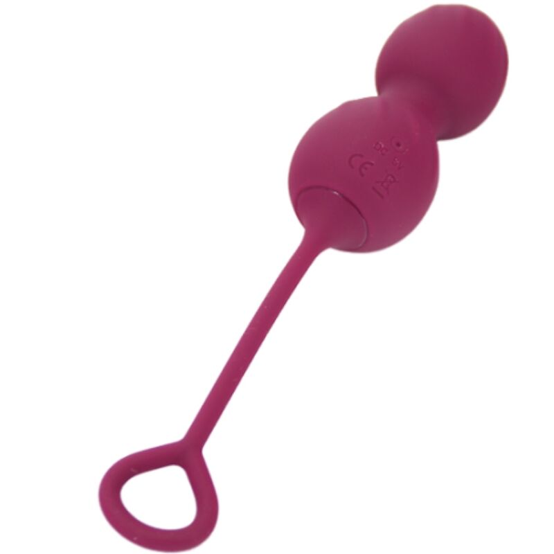 ARMONY - BLOSSOMS VAGINAL DUMBBELL VIBRATION REMOTE CONTROL 10 VIBRATIONS DARK RED - Billede 5