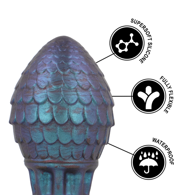 EPIC - VRAKOS DRAGON EGG ANAL PLUG SIZE M - Billede 3