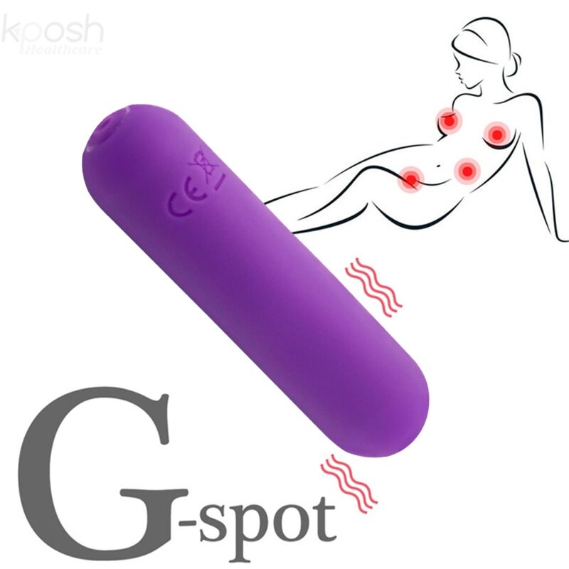 ARMONY - SPLASH JOLINE VIBRATOR BULLET SILICONE REMOTE CONTROL 10 VIBRATIONS 6.5 X 1.5 CM PURPLE - Billede 5