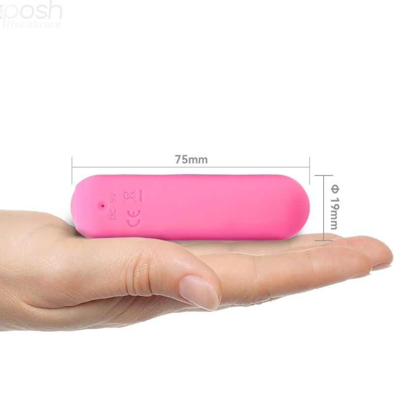 ARMONY - SPLASH JOIE VIBRATOR BULLET SILICONE REMOTE CONTROL 10 VIBRATIONS 75 X 19 CM PINK - Billede 4