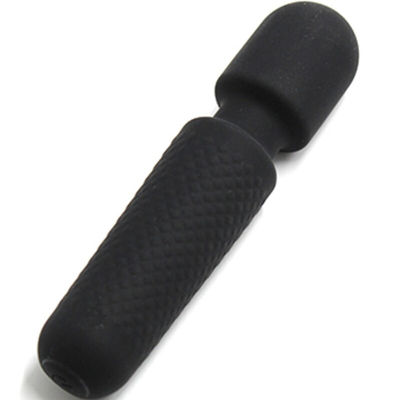 ARMONY - YOUR MAGIC MASSAGER VIBRATOR RECHARGEABLE 10 VIBRATIONS WAND DOTS BLACK - Billede 3