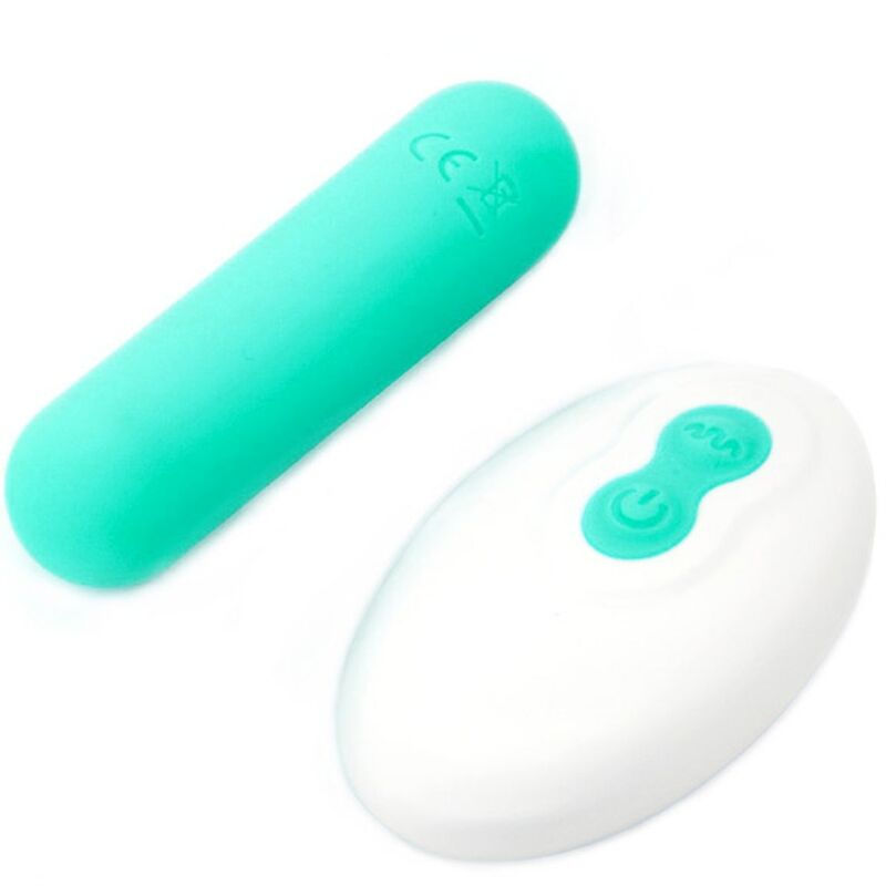 ARMONY - SPLASH JOLINE VIBRATOR BULLET SILICONE REMOTE CONTROL 10 VIBRATIONS 65 X 15 CM GREEN - Billede 2
