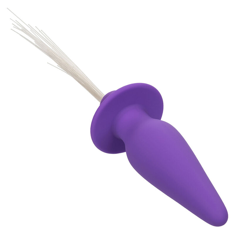 CALEXOTICS - SOUTHERN LIGHTS LIGHT UP ANAL PLUG 10 VIBRATIONS SILICONE PURPLE - Billede 3