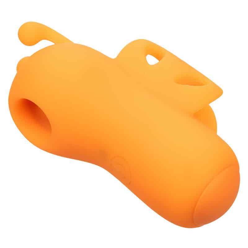 CALEXOTICS - NEON VIBES THE BUZZING VIBE FINGER STIMULATOR 10 VIBRATIONS ORANGE - Billede 4