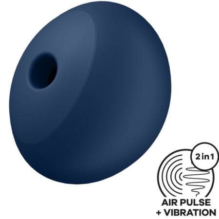 SATISFYER - AIR POWER 4 STIMULATOR  VIBRATOR 12 VIBRATIONS BLUE