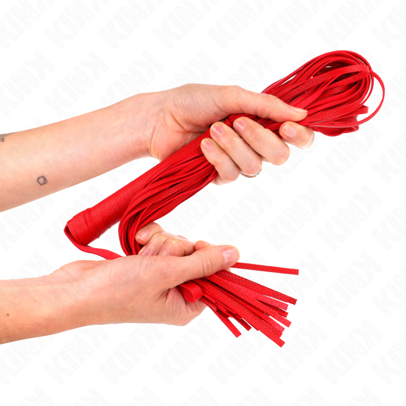 KINK - RED SOFT PVC WHIP 70 CM - Billede 3